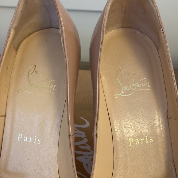 Christian Louboutin Simple Pump 85 patent nude 38 - Picture 7 of 16